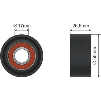 Rozvod motoru NAPÍNACÍ KLADKA ŘEMENE CITROEN BERLINGO, BERLINGO MULTISPACE, BERLINGO/MINIVAN, C1 II, C3 II, C3 III, C3 PICASSO, C4 CACTUS, C4 NTY