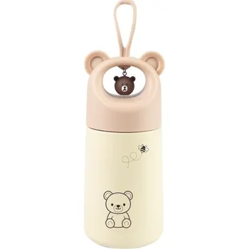 Termoska Béžová termoláhev - Medvídek