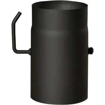 Kouřovod STEEL Processing Roura kouřová s klap.120mm/ 250 t.1,5mm ČER