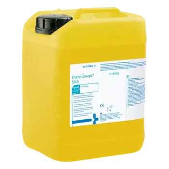 Dezinfekce schülke thermosept SKS, 5l (Kyselý koncentrovaný změkčovač vody bez obsahu tenzidu, určený pro mytí a chemotermický reprocessing podložních mís a močových lahví.)