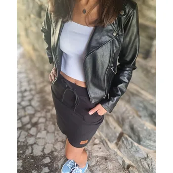 Dámská sukně Kulišárny Sukně s kapsami BLACK VELIKOST: 38