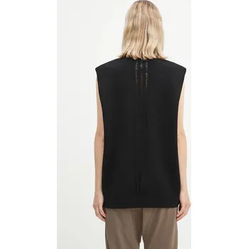Vlněná vesta Y-3 3-S Knit Vest, M, černá, 99X