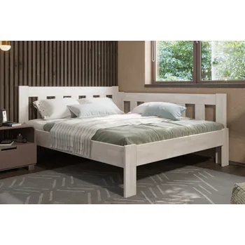 Postel ProSpánek Utena 140 x 200 cm, pravý roh, buk BO102