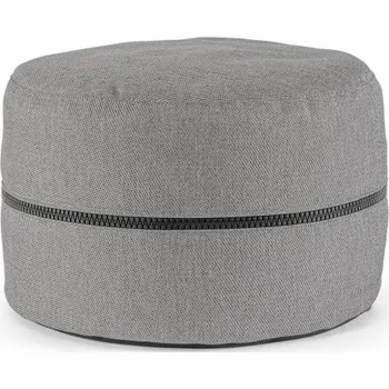 Taburet BIZZOTTO Zahradní puf GULIZAR ⌀50 cm tmavě šedý