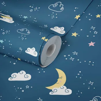 Tapeta 38141-1 A.S. Création dětská vliesová tapeta na zeď Little Love 2026 obláčky, velikost 10,05 m x 53 cm