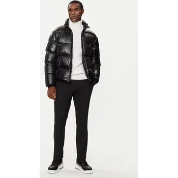 Moto bunda Moose Knuckles Vatovaná bunda Kings M34MJ144H1 Černá Regular Fit L