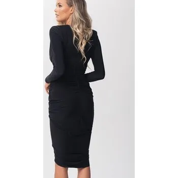 Dámské šaty Aurora Koktejlové šaty Lidia Černá Feminine Fit XS_S