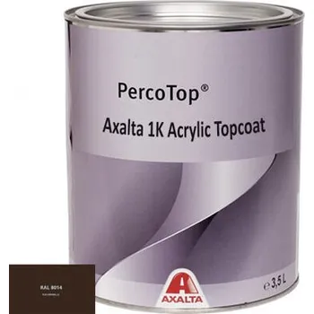 barva na kov Akrylátová 1K barva Axalta RAL 8014 5°lesku stupeň lesku Mat