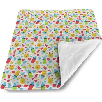 deka Sablio Dětská deka pro miminko Dětské obrázky - 80x100 cm