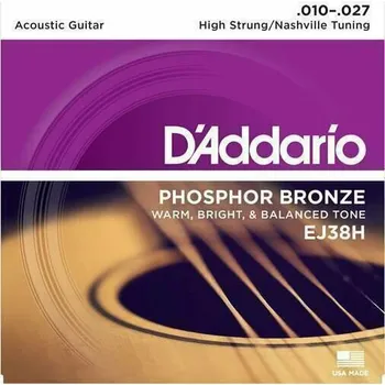 Struna pro hudební nástroj D'Addario EJ38H Struny pro akustickou kytaru
