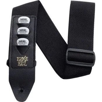 Příslušenství pro strunný nástroj Ernie Ball Polypro Pickholder Black Kytarový pás
