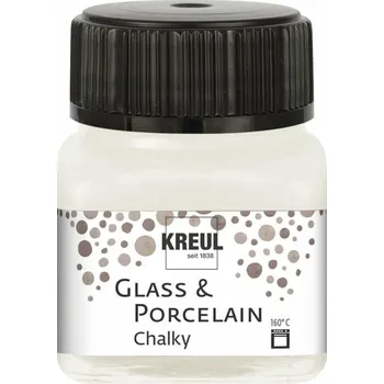 Speciální výtvarná barva Kreul Chalky Barva na sklo White Cotton 20 ml 1 ks