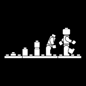 Samolepicí dekorace na vozidlo Samolepka lego evolution na auto a motorku, tuning nálepka (5803)