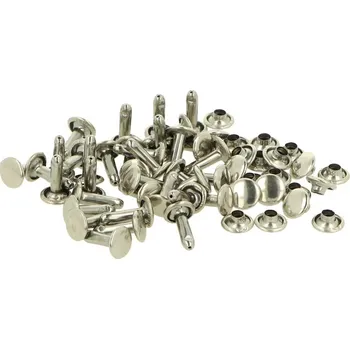Nýt Natana stříbrný nýt dutý 8 mm 50 párů