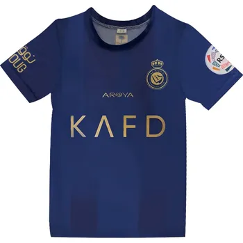 Dětský fotbalový dres Al-Nassr Cristiano Ronaldo 7 2024-2025 modrý 140