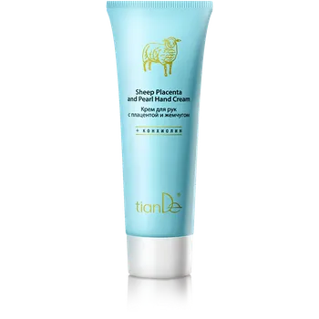 Péče o ruce tianDe Krém na ruce s placentou a perlovým práškem 80 ml