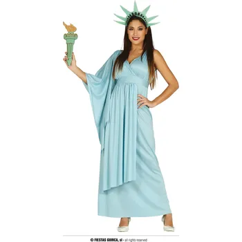 Karnevalový kostým Guirca Fiestas Španělsko Socha svobody dámský kostým varianta: velikost XL 44/46