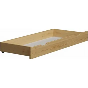 Dětská postel PP Úložný prostor pod postel z masivu borovice 98 cm / přírodní