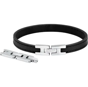 Náramek Pánský náramek Trussardi T-Leather TJAXV20
