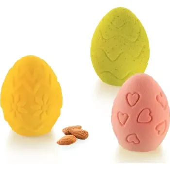 Výroba svíčky Silikonová forma na jednohubky, velikonoční vajíčka Průměr 53 mm H 67 mm 11 hnízd