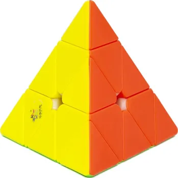 Hlavolam Pyraminx YuXin Little Magic Barevný plast