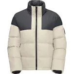 Béžovo-černá dámská péřová bunda Jack Wolfskin 365 Fearless Down Jkt W 1206451-5017 Velikost: M