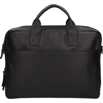 Pánská aktovka Pánská kožená taška na notebook The Chesterfield Brand Peter - černá