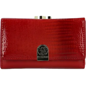Peněženka Luxusní dámská kožená peněženka Gregorio Bllandi, červená