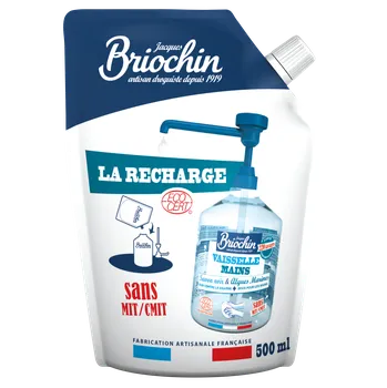 Mycí prostředek Briochin Prostředek na nádobí a ruce s mořskou řasou - náhradní náplň, 500ml WER00040