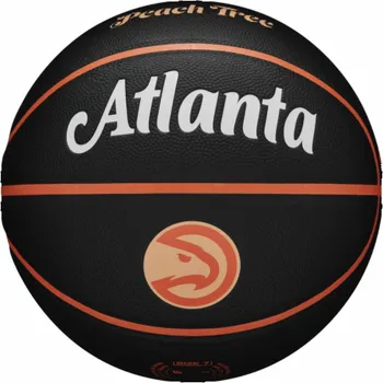 Basketbalový míč Wilson NBA Team City Collector Atlanta Hawks Ball WZ4016401ID Black 7