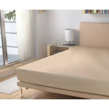 Prostěradlo Polášek prostěradlo jersey bílá káva 90/200