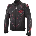 Bunda na motorku IXON Demoniak černo-červená 4XL