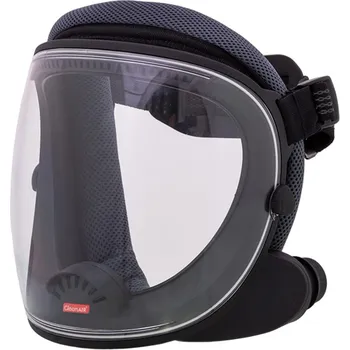 ochranný štít CleanAIR Obličejový štít UniMask se vzduchovým kanálem štít: štít UniMask šedá