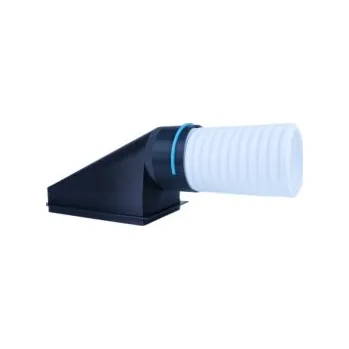 Kanalizační potrubí Luftuj Box LUFTOMET Flat Horizontal nízký s hrdlem 100 mm - 100 mm - LF-PB-H-H1-100