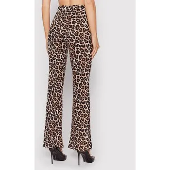 Oblečení a móda Noisy May Kalhoty z materiálu Pasa 27015320 Hnědá Regular Fit S