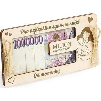 FK Dárkový milion Pro syna od maminky 20x10cm