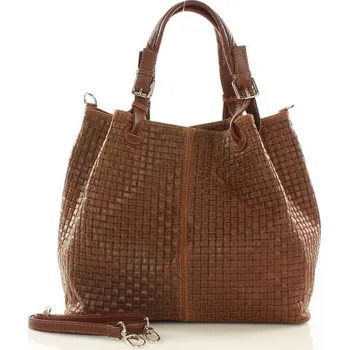 Kabelka MAZZINI Hnědá kabelka Carina Treccia s147d Velikost: ONE SIZE