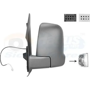 Auto zrcátko Vnější zpětné zrcátko VAN WEZEL 2973807