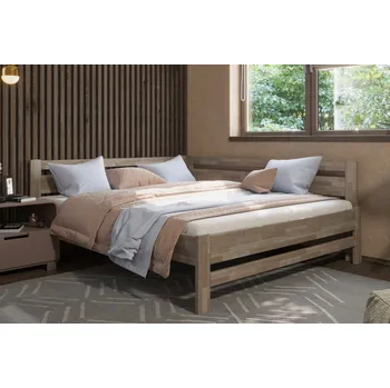 Postel ProSpánek Emily 180 x 200 cm, pravý roh, buk BO105