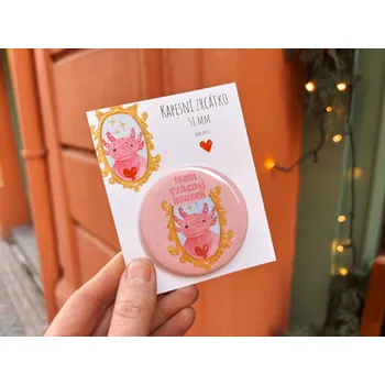 Kosmetické zrcátko ePiPí Kosmetické zrcátko - Axolotl