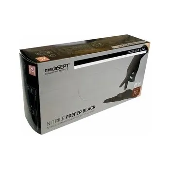 Drogerie Rukavice NITRIL "XL" černé MEDASEPT