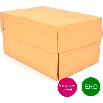 Jednorázové nádobí EKO box na hamburger MAXI, kraft, 190 x 120 x 105 mm, bal. 200 ks