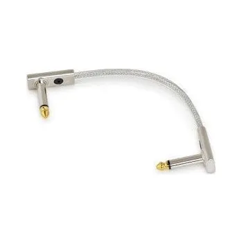 Příslušenství ke zvukové technice RockBoard Flat Patch Cable - SAPPHIRE 10 cm Lomený - Lomený Patch kabel