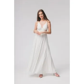 Dámské šaty Aurora Koktejlové šaty Milo ślubna Bílá Feminine Fit M_L