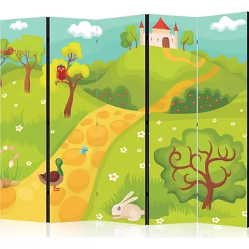 Paraván Paraván - Cesta ke kouzelnému hradu II Velikost: 225x172 cm, Provedení: Jednostranný