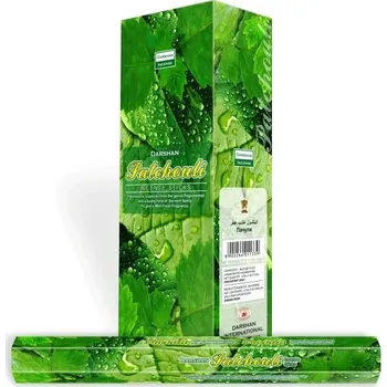 Čajovna Darshan Vonné tyčinky Patchouli Hexa, 20 ks