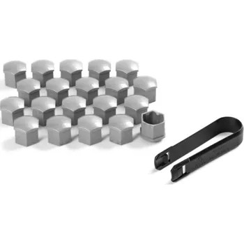 Autolékárnička Škoda Kryty šroubů, stříbrná metalíza