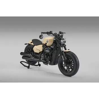 malá motorka BENELLI Leoncino Bobber 400 Euro 5 BEIGE
