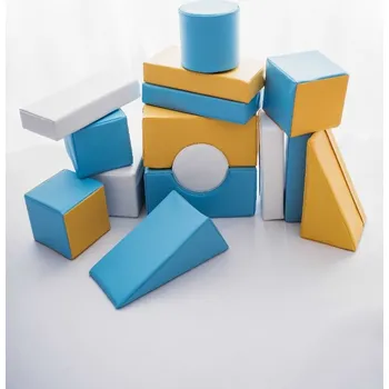 ostatní stavebnice Molitanová stavebnice Moliplay 15 dílů koženka velikost L (Velikost L - 20 cm)