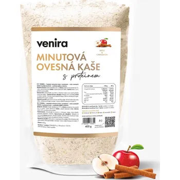 VENIRA minutová ovesná kaše s proteinem, apple & cinnamon, 400 g